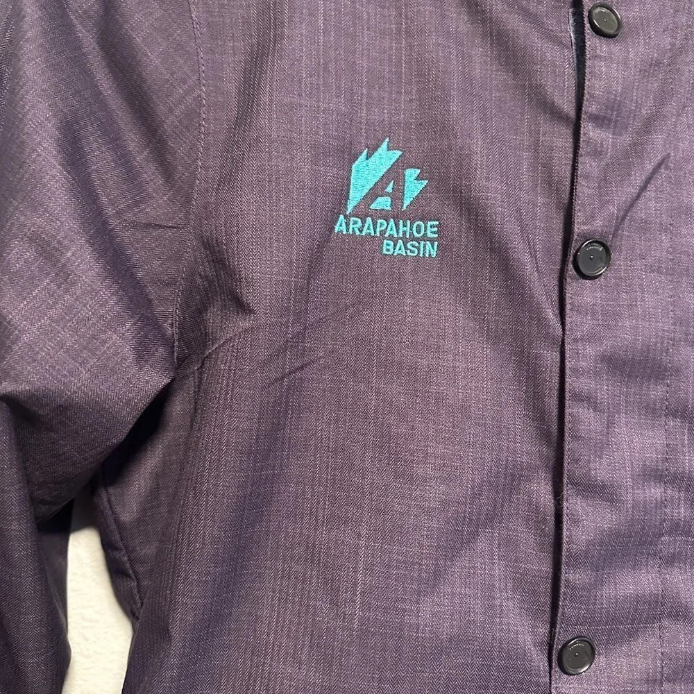 Volcom Button Front Insulated Snowboat Coat Deep … - image 2